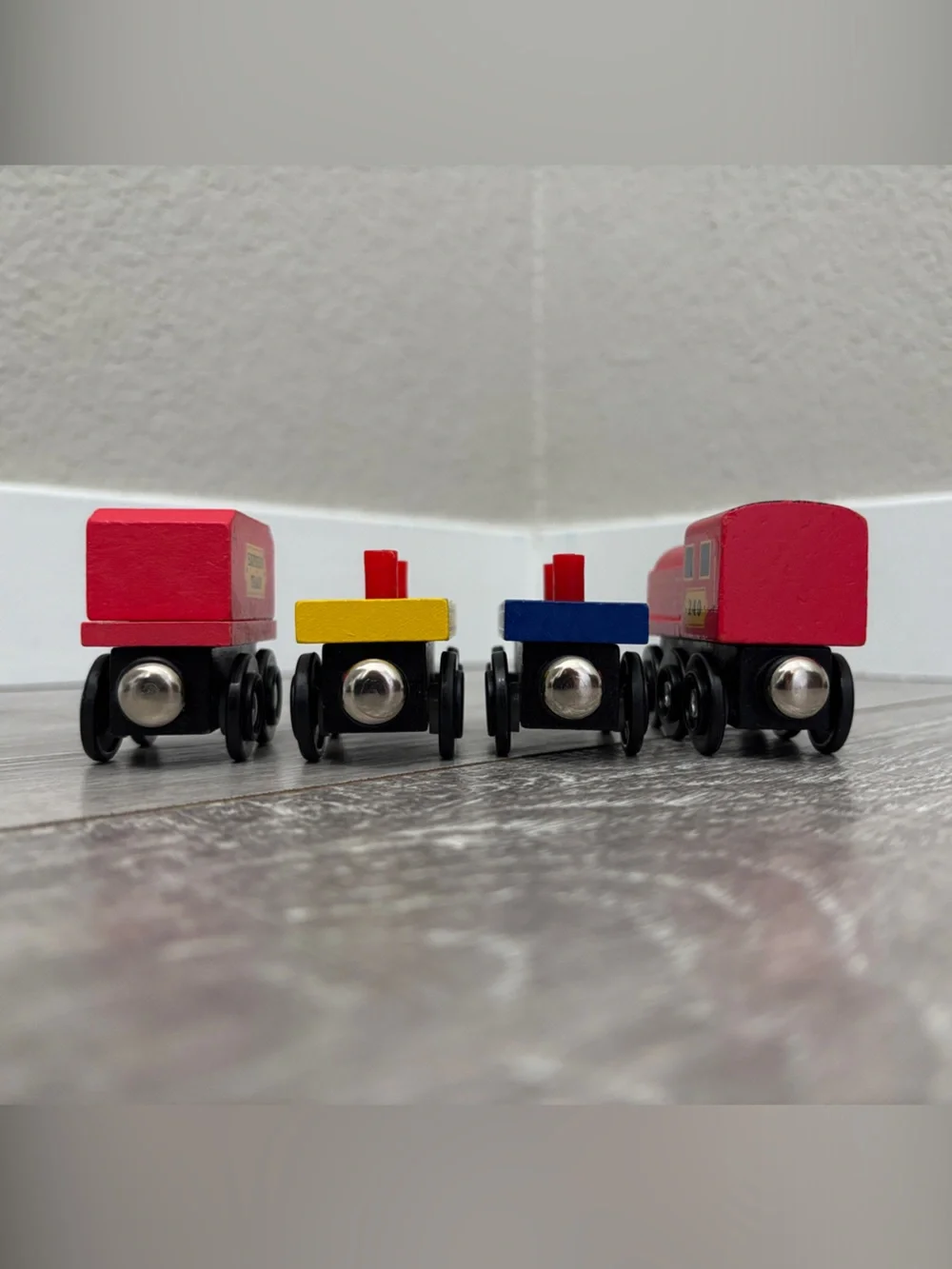 Wooden Red Melissa & Doug Train Set